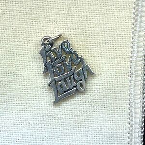 James Avery Sterling Silver 'Live Love Laugh' Charm/Pendant